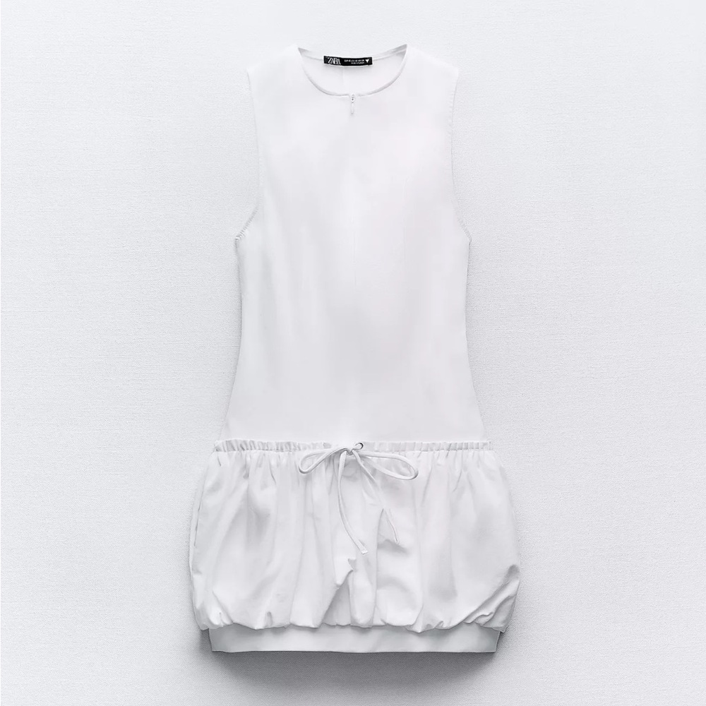 Zara Balloon Skirt Jumpsuit Mini Dress